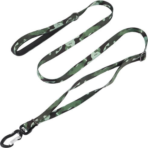 Hyhug Pets 6 Feet Adjustable Long Dog Leash - Soft Colorfast Webbing Lead for Pup Dogs, Professional Training and Daily
