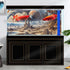 Cosmic Spaceterrarium Background, 24X16IN Aquarium Reptile Habitat with Cool Parallel Space Theme and Double-Sided Tape