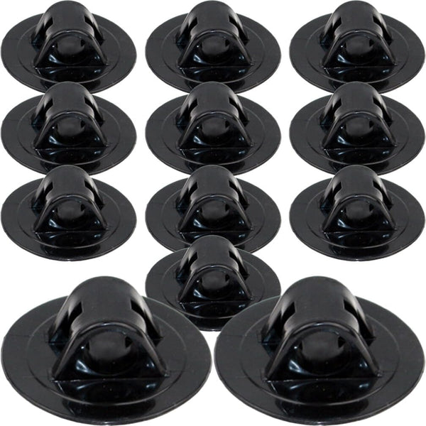 Veemoon 12pcs Motor Fixing Bracket, Plastic Motor Mount Clip for Outboard Motor Holder Kayak Supplies