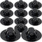 Veemoon 12pcs Motor Fixing Bracket, Plastic Motor Mount Clip for Outboard Motor Holder Kayak Supplies
