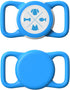 Airtag Holder Compatible with Apple, Waterproof Tracker Protective Case for Dogs/Cats Collar, Silicone Soft Lightweight