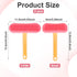Yuanan 2Pcs Bunny and Guinea Pig Brush, Rabbit Grooming Brush Kit, Soft Silicone Bunny Brushes for Small Pets, Cats
