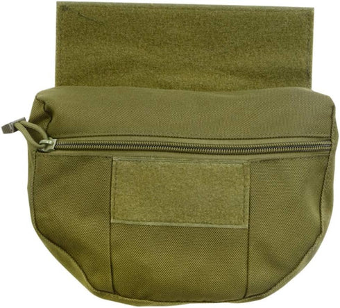 Tactical Dump Drop Pouch Utility Pouch with Hook & Loop EDC Pouch for AVS JPC CPC Tactical Vests Chest Rig by FARMSOLDIER