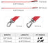 EXCELLENT ELITE SPANKER Strong Durable Nylon Dog Training Leash, 4 Feet Long, 1" Wide for Small Medium Dogs