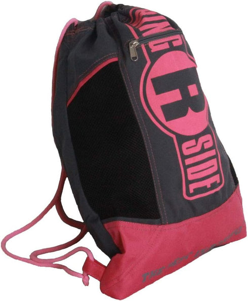 Ringside Boxing Gym Lightweight Glove Bag, One Size, Pink/Grey