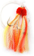 20 Packs 5/0 of Fishing Hooks with Shrimp Flying Rig - Red/Yellow
