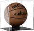 ZIGFRUIT Basketball Display Case Clear Acrylic Glass Cube Assemble Countertop Box Soccer Frame
