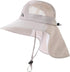 LMLALML Women's Sun Hats, Wide Brim UPF 50+ UV Protection Hiking Fishing Gardening Hats with Neck Flap