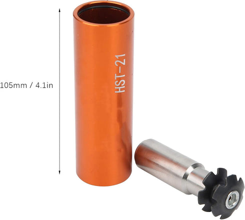 Keenso Headset Star Nut, High Hardness Metal Front Fork Headset Star Nut Sleeve, Nonslip Cycling Repair Hardware Tools