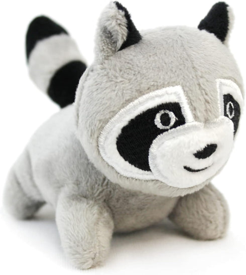 Interactive Squeaky Dog Toy, Replacement Animals Raccoon (Pack of 6)