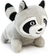 Interactive Squeaky Dog Toy, Replacement Animals Raccoon (Pack of 6)