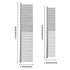 2PCS Dog and Cat Brush, Stainless Steel Grooming Comb Kit, Deshedding Brush for Long Haired Dogs & Cats