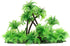 balacoo Plastic Aquarium Coconut Plants, Artificial Palm Model Trees for Fish Tank Decorations and Scenery
