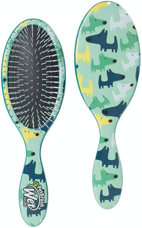 Wet Brush Pet Hair Brush, Large Dog Breed Detangler - Multi De-Shedding Comb for Grooming Long or Short Haired Dogs