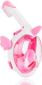 Snorkel Mask for Kids, Full Face Unicorn Snorkeling Gear with 180° Panoramic View