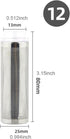 baoauh 10pcs Fishbowl(12mm) Aquarium Stainless Steel Mesh Filter Guard Aquarium Mesh Net Guard Filter Stainless Steel