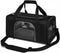 TSA Approved Pet Carrier - Soft Dog Carrier for Small Medium Cats and Dogs, 4 Mesh Windows, 3 Entrances, Black