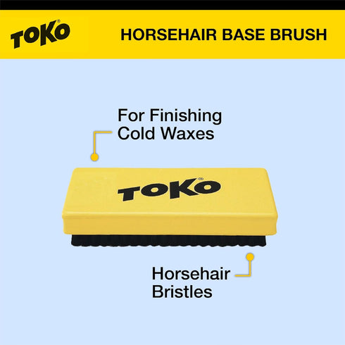 TOKO Ski Snowboard Tuning Brush for Base Maintenance