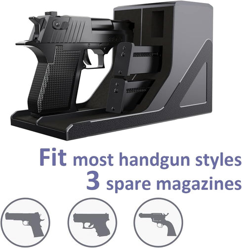 SUMING Universal Pistol Rack, Handgun Rack Pistol Holder for Gun Safe, Gun Holder Protective Pistol Stand Gun Storage