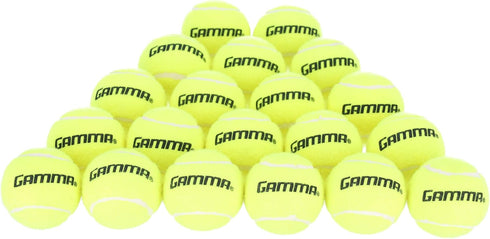 Gamma 10, 12, 18, 20 Pack Pressureless Tennis Ball Bags, Sizes, Tennis Lessons & Practice, Longer Durability & More