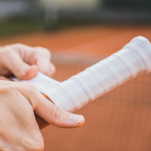 PATIKIL Racket Overgrip with Damping Ridges, PU Grip Tapes Non-Slip Absorbent for Tennis and Badminton