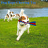ASOCEA 2 Pack Dog Fleece Rope Toy for Chase and Tug, Interactive Cotton Chew Toy for Small Medium Dogs