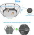 2 1 Amakunft in Small Animal Playpen with Waterproof Pad, Pop-Up Portable Play Yard for Guinea Pigs, Rabbits, Hamsters