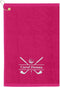 Personalized Passion Golf Towels with Corner Grommet - 16"x26" Customized Velour Cotton