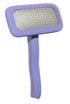 TAURO PRO LINE Slicker Brush M | Premium Brush for Dogs and Cats | Ergonomic Design with Soft Cushion | 1x Purple