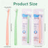 2 Pack Dog Toothbrush Pet Toothbrush Cat Tooth Brush Puppy Toothbrush Mini Head Soft Dog Tooth Brush Deep Clean Kit, Portable Travel Friendly and Easy to Use for Puppy, Kitten, Small Dog & Cat