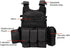Tactical Vest Survival Vest, Adjustable Outdoor Safety Protection Hunting Vest for Tactical Cosplay
