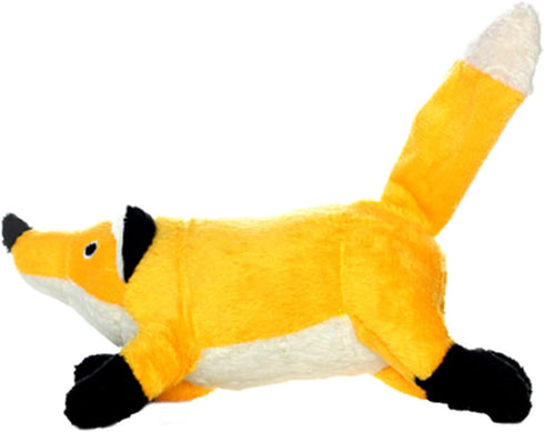 MIGHTY Nature Junior Fox Dog Toy, Durable Squeaker for Interactive Play, Machine Washable & Floats
