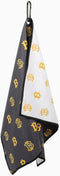 Golf Towel Bitcoin - Premium Waffle Pattern Towels with Heavy Duty Carabiner Clip