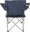 CDTYUIN Quad Folding Camp Chair with Cup Holder (Dark Blue)