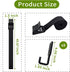 Treestand Strap Gear Hangers with Large Hooks, Lightweight Multi-Hook Accessory Holder for Hunting, Camping