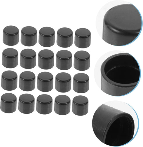 20pcs Foosball Rod Caps for Standard Tables End Caps for Soccer Game Accessories Protective Covering for Easy