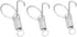 Spring Cage Door Hook, 20PCS Metal Finger Spring Latch Hook for Fixing Rabbit Pet Cage Door Farming Equipment