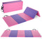 6.2 x 2.6 ft Folding Gymnastics Mat, Five-Fold Tumbling Mat, Leather Exercise