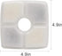 Wonder Creature Cat Fountain Filter for Cubic Cat Water Fountain, 4 Carbon Filters & 2 Pre-Filter Sponges Pack