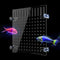 Fish Tank Divider Kit - Acrylic Aquarium Divider with 8 Suction Cups - Transparent Plate 9.8 * 11.8inch (25 * 30cm)