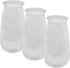 3Pcs 4 Inch Ring by 10 Inch Long Filter Socks 200 Micron, Aquarium Felt Bags for Freshwater Saltwater