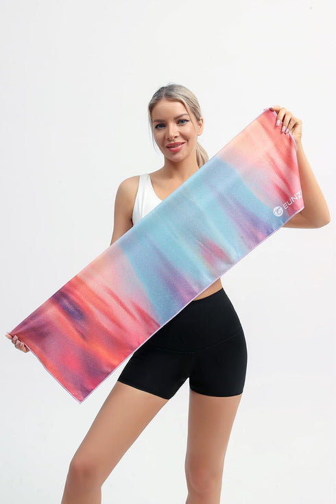 40"x12" Cooling Towel, Ice Towel for Neck, Soft Microfiber Chilly Towel Stay Cool for Sports, Yoga, Running, Gym