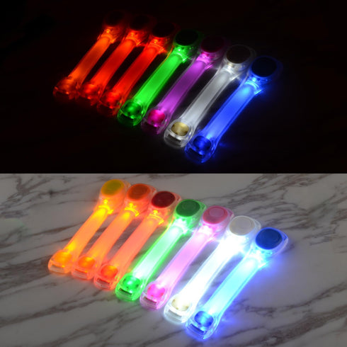 Premium LED Light Up Armband - Reflective Adjustable Wearable Silicone Running Belt, Waterproof for Outdoor Sports