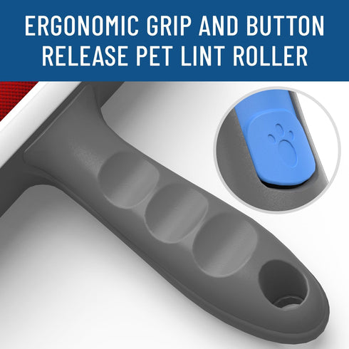 Triton Pet Hair Remover with Fur Trapping Compartment, Easy to Use Tool for Cat & Dog Hair Removal