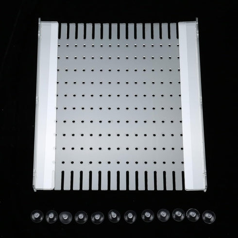 Aquarium Divider Clear, 10/15/20 Gallon Fish Tank Divider with Suction Cups (10 Gallon)