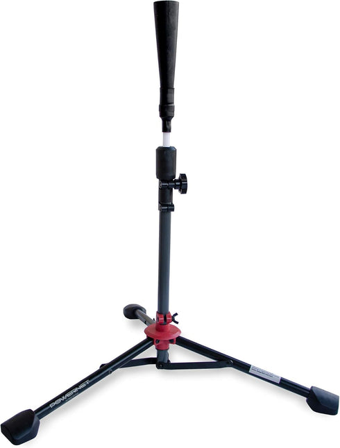 PowerNet Corbin Carroll Baseball Softball Batting Tee - Adjustable Height 27.5" - 44", Portable Collapsible Hitting