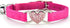 CHUKCHI Heart Bling Cat Collar with Safety Belt and Bell, Adjustable 8-11 Inches