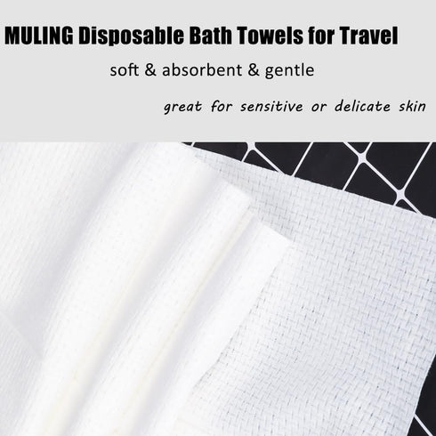 5 Travel,55 27.5 inch Packed Disposable Bath Towels PCS Large Portable Bath Towels for x Soft Big Body Towel,Washcloth