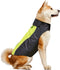 VIZPET Dog Raincoat | Waterproof Lightweight & High Visibility Dog Coat Jacket for Small Medium Large Dogs (Green-XXXL)