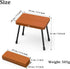 10 Inch Backpacking Camping Stool Portable Folding Stool for Outdoor Camping, Gardening, Fishing, Hiking, BBQ